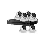 CORE+ 6 Camera 12MP Dual Light PoE Kit with HiLook by Hikvision Pro Series 8ch NVR (2 Way Audio)