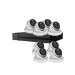 CORE+ 8 Camera 12MP Dual Light PoE Kit with HiLook by Hikvision Pro Series 8ch NVR (2 Way Audio)