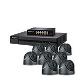 CMAX CMHLIP822-8MP 8 Camera 8MP Fixed Lens IP CCTV Kit with HiLook 8ch NVR and PoE Switch in Grey