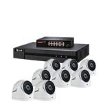 CMAX CMHLIP822-8MP 8 Camera 8MP Fixed Lens IP CCTV Kit with HiLook 8ch NVR and PoE Switch