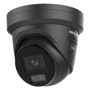 Hikvision DS-2CD23126G3-IS2UY-SL 12MP AcuSense IP PoE Turret Camera with Strobe Light and Two-Way Audio in Black #2