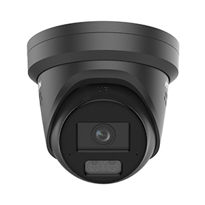 Hikvision DS-2CD2347G3-LIS2UY/SL 4MP AcuSense Smart Hybrid Light Fixed Turret Network Camera with Strobe Light & Audio in Black #2