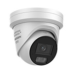 Hikvision DS-2CD2347G3-LIS2UY/SL 4MP AcuSense Smart Hybrid Light Fixed Turret Network Camera with Strobe Light & Audio