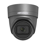 DS-2CD2H43G0-IZS/G Hikvision 4MP 120dB WDR IP Motorised Zoom Turret Camera with 30m EXIR & PoE (Grey)