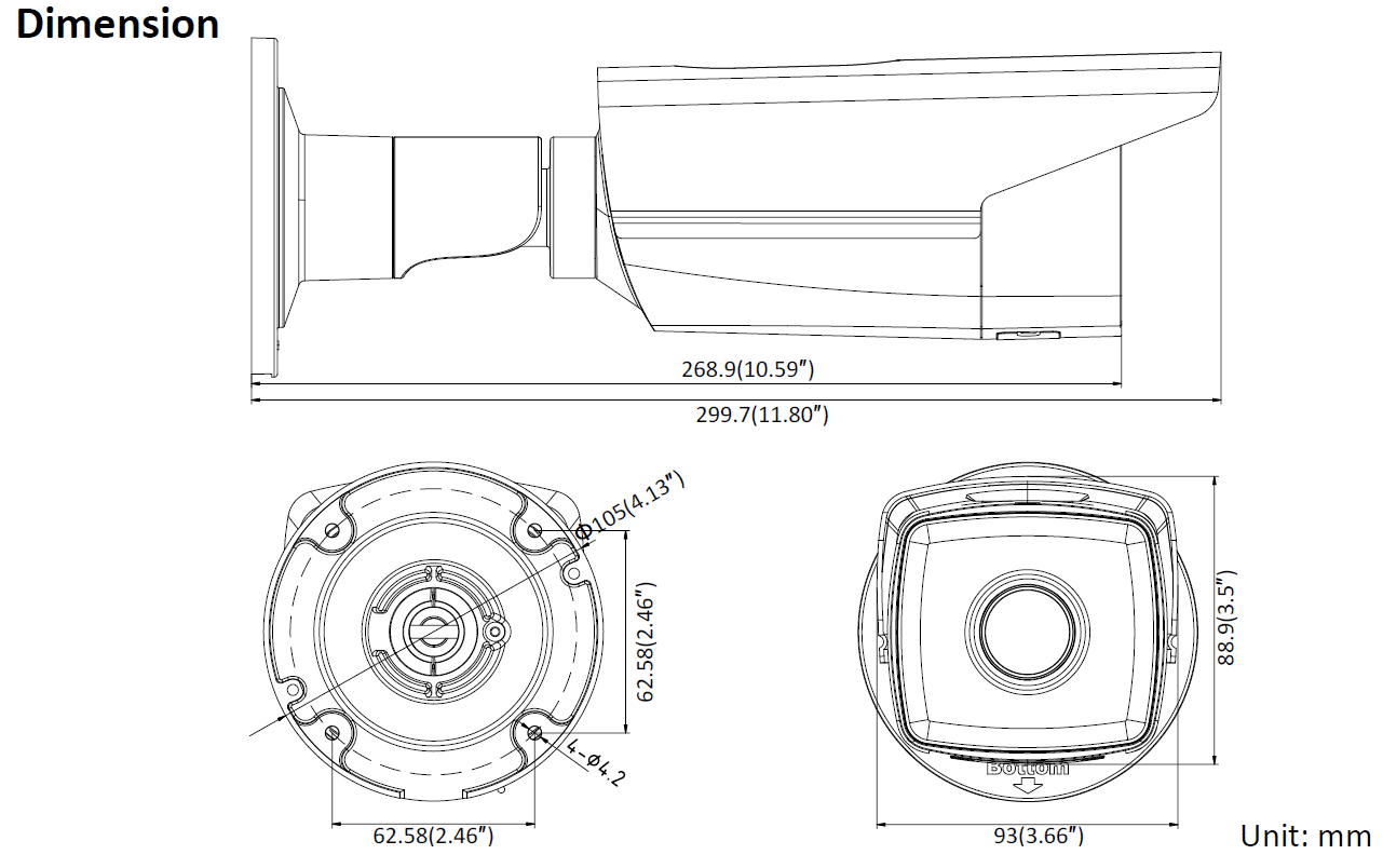 dvr dimensions