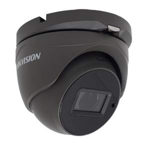 DS-2CE56H0T-IT3ZE-G Hikvision HD-TVI 5MP Motorised Zoom Turret Camera with 40M EXIR Night Vision (PoC / Grey)