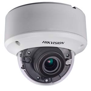 DS-2CE59U8T-VPIT3Z Hikvision HD-TVI Ultra Low Light 8MP (4k UHD) Motorised Zoom IK10 Vandal Dome Camera with 60M EXIR Night Vision