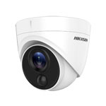 DS-2CE71D8T-PIRLO Hikvision HD-TVI 2MP Ultra Low Light Turret Camera with 20M EXIR, PIR with White Light Alarm