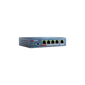 DS-3E0105P-E Hikvision 4 Ports 100Mbps Unmanaged PoE Switch with 1 x Uplink
