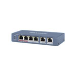 DS-3E0106HP-E Hikvision 4 Ports 100Mbps Unmanaged PoE Switch with 2 x Uplink
