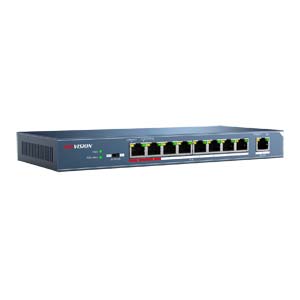 DS-3E0109P-E Hikvision 8 Ports 100Mbps Unmanaged PoE Switch with 1 x Uplink