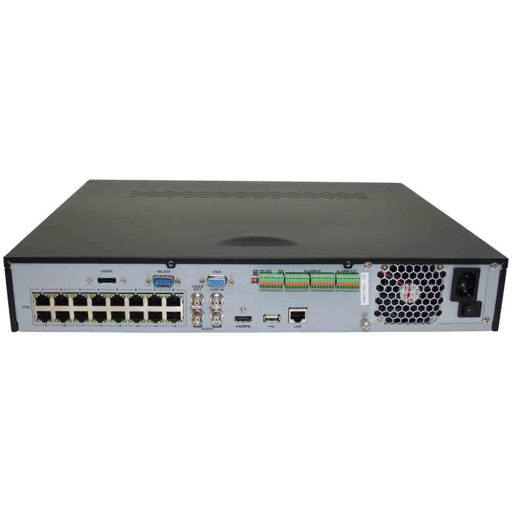 DS7716NISP Hikvision 16 Channel Network Video Recorder with 16 PoE ports