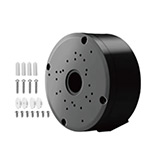 Essentials+ Universal Round Junction Box in Black