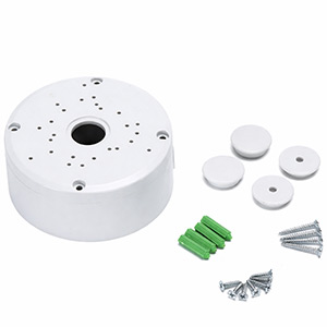 Essentials+ Universal Round Junction Box in White