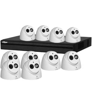 Dahua 4MP 120dB WDR 16 Channel System with 10 x HD CVI 50M IR Cameras