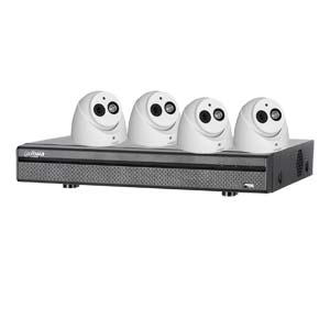 Dahua 4MP 120dB WDR 4 Channel Kit with 4 x HD CVI 50M IR Cameras