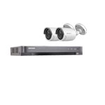 8MP Ultra Low Light Hikvision 4Ch Kit with 2x Wide Angle HD TVI 40M IR Bullet Cameras