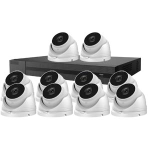 1080P HiWatch by Hikvision 16Ch Kit with 10x Motorised Zoom Turret Cameras