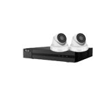 5 MegaPixel HiLook by Hikvision 4 Channel IP CCTV Kit with 2 InfraRed (IR) Turret Cameras with Built in Mic