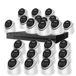 HiLook by Hikvision 8MP 24x Smart Hybrid Turret Camera IP CCTV Kit with Two Way Audio, 32ch NVR