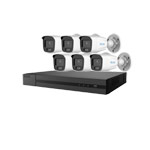 2MP 24/7 Full Color Lite HiLook by Hikvision 8ch IP CCTV Kit with 6x 1080P ColorVu Lite Bullet Network Cameras (White Light)