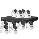 Hikvision 5MP 10-Camera Smart Hybrid ColorVu PoC & AoC CCTV Kit (2.8mm Lens)