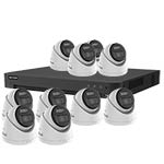 Hikvision 4K 10-Camera Smart Hybrid ColorVu PoC & AoC CCTV Kit (2.8mm Lens)