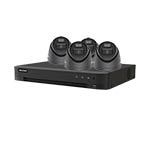 Hikvision 4K 4-Camera Smart Hybrid ColorVu PoC & AoC CCTV Kit in Grey (2.8mm Lens)
