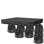 Hikvision 5MP 8-Camera Smart Hybrid ColorVu PoC & AoC CCTV Kit in Black (2.8mm Lens)