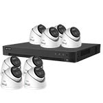 Hikvision 5MP 8-Camera Smart Hybrid ColorVu PoC & AoC CCTV Kit (2.8mm Lens)