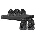 Hikvision 4K 8-Camera Smart Hybrid ColorVu PoC & AoC CCTV Kit in Black (2.8mm Lens)