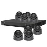 Hikvision 4K 8-Camera Smart Hybrid ColorVu PoC & AoC CCTV Kit in Grey (2.8mm Lens)