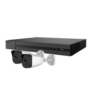 4 MegaPixel HiWatch by Hikvision 4 Channel IP CCTV Kit with 2 Bullet Cameras