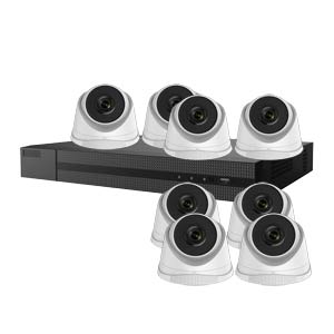 2.0MP / 1080P HiLook by Hikvision 8 Channel IP CCTV System with 8x Turret Cameras