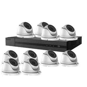 1080P Full HD HiLook by Hikvision 16Ch Kit with 10x 20m IR Mini Dome Cameras