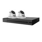 1080P Full HD HiLook by Hikvision 4Ch Kit with 2x 20m IR Mini Dome Cameras