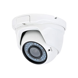 IP4MVDW iSentry 4.0 MegaPixel Manual Zoom IP Dome Camera with 30m IR Night Vision & PoE