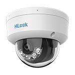 HiLook by Hikvision IPC-D149HAA-LU 4MP ColorVu 3.0 Smart Hybrid Light Dome Network Camera with Built in Mic (2.8mm Lens)