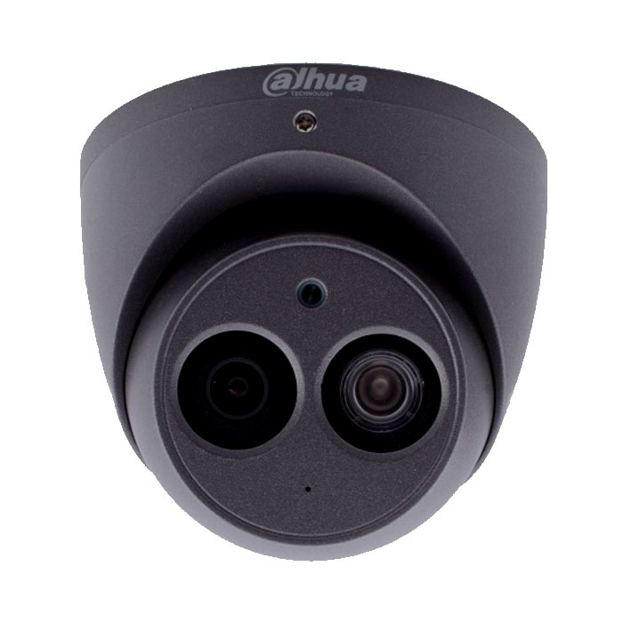 IPC HDW4431EM AS G Dahua 4.0 Megapixel 120dB WDR IP Dome Camera with 50m Night Vision Audio PoE Grey