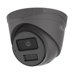 HiLook by Hikvision IPC-T249HA-LU 4MP Smart Hybrid Light Fixed Turret Network Camera with Built in Mic (2.8mm Lens / Grey)