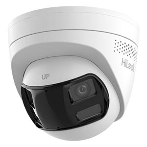 HiLook by Hikvision IPC-T260HAD-LUF/SL Dual Lens 6MP Smart Hybrid Light Fixed Turret Network Camera with 2 Way Audio (180° panoramic view)