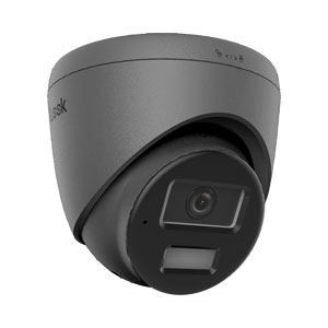 HiLook by Hikvision IPC-T280HA-LUF/SL 8MP Smart Hybrid Light Fixed Turret Network Camera with 2 Way Audio (2.8mm Lens / Grey)
