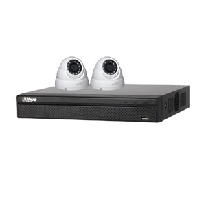 Dahua 4 MP 120dB WDR 4Ch IP CCTV System with 2 Mini Dome Cameras