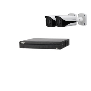 Dahua 4 MP 120dB WDR 4Ch IP CCTV System with 2 Bullet Cameras