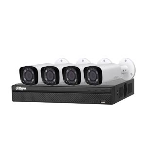Dahua 4 MP 120dB WDR 4Ch IP CCTV System with 4 Motorised Zoom Bullet Cameras