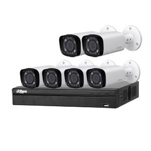 Dahua 4 MP 120dB WDR 8Ch IP CCTV System with 6 Motorised Zoom Bullet Cameras