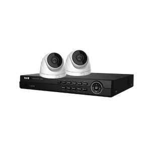 4MP WDR HiWatch by Hikvision 4Ch IP CCTV Kit with 2 Motorised Zoom Turret Cameras