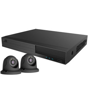OYN-X 5MP Eyeball Dome 2 Camera IP CCTV Kit (Grey)