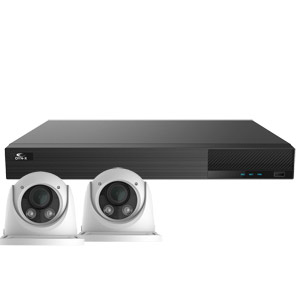 OYN-X 5MP Motorised Zoom Eyeball Dome 2 Camera IP CCTV Kit