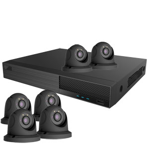 OYN-X 5MP Eyeball Dome 6 Camera IP CCTV Kit (Grey)